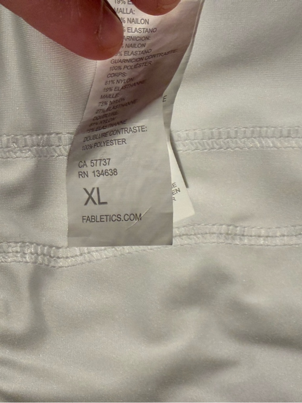 Fabletics High Neck Sports Bra (XL) - Picture 4 of 5